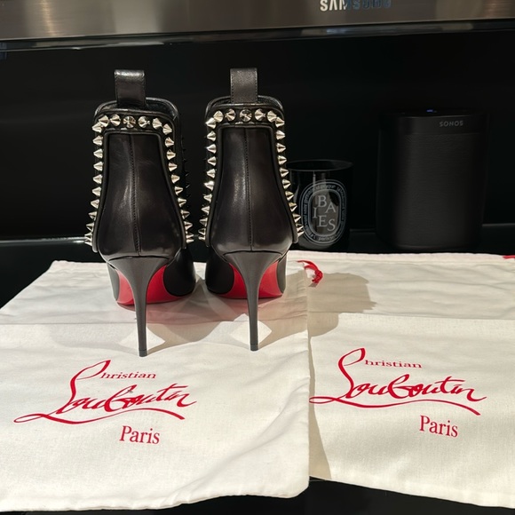 Christian Louboutin - Capaboot 85mm Spiked Napa Stiletto Ankle Boot - Picture 4 of 16